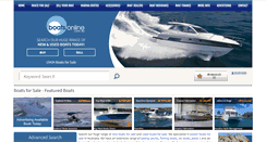 Desktop Screenshot of boatsonline.com.au
