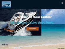Tablet Screenshot of boatsonline.co.za